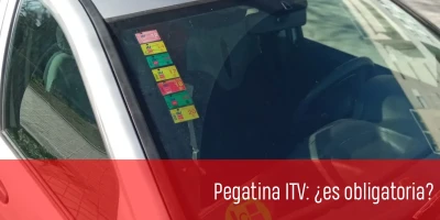 ¿Es obligatorio llevar la pegatina de la ITV?